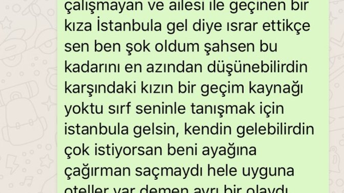 Dubaide çalışıyor 5000$ maaş alıyor görüşmek için ayağına çağırıyor pintilik yapıyor ne yapmalıyım?