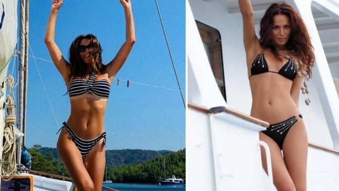 40 yaşındaki Güzide Duran'ın fiziği genç kızları ağlattı, ünlülerin böyle fit görünmesi sadece paraya mı bağlı?