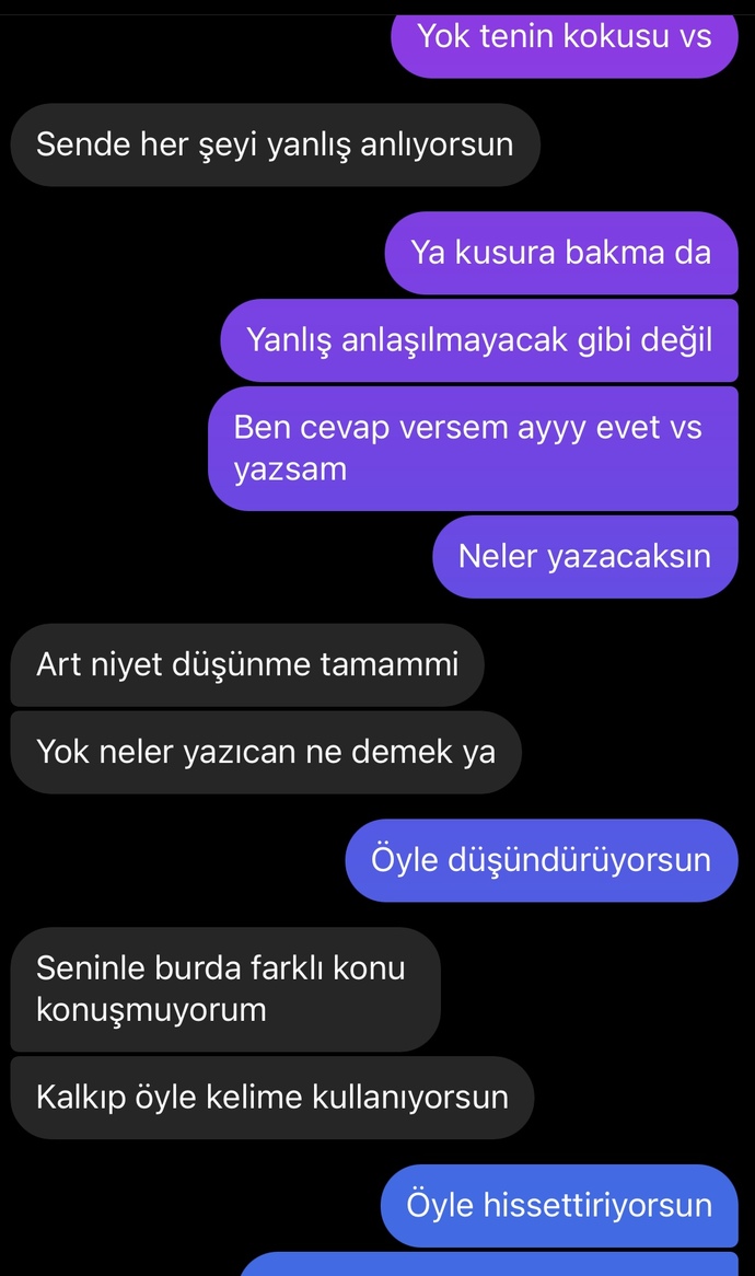 1 haftadır konuşuyoruz mesajlardan ne anlaşılıyor?