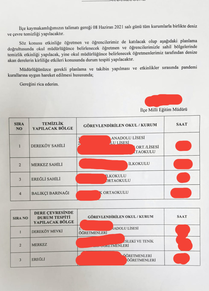 Öğretmenlere deniz ve çevre temizliği yaptırılacak! Ne düşünüyorsunuz?