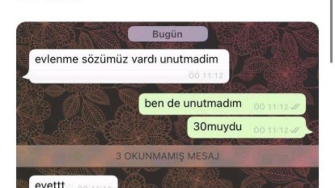 Evlenemezsek birbirimizle evleniriz diye sözleştiğiniz biri var mı?