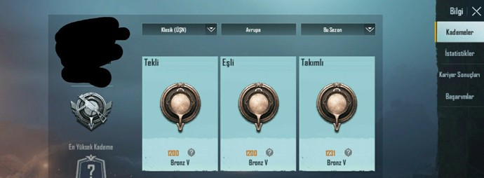 Pubgde neden liglerim düştü?