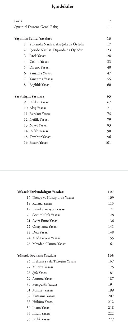 Çekim yasası evrene mesaj?