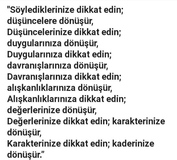 Sende iz bırakan cümleler nelerdir?