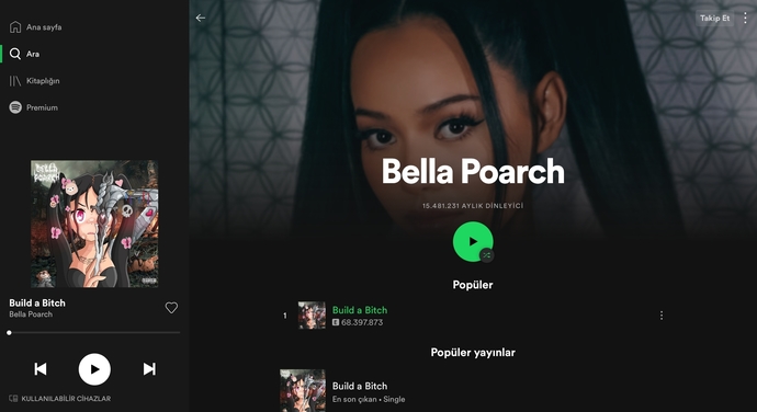 Bella Poarch, Spotifyda 15 milyon takipçiye sahip ilk Tiktoker ünvanını aldı. Ne düşünüyorsunuz?