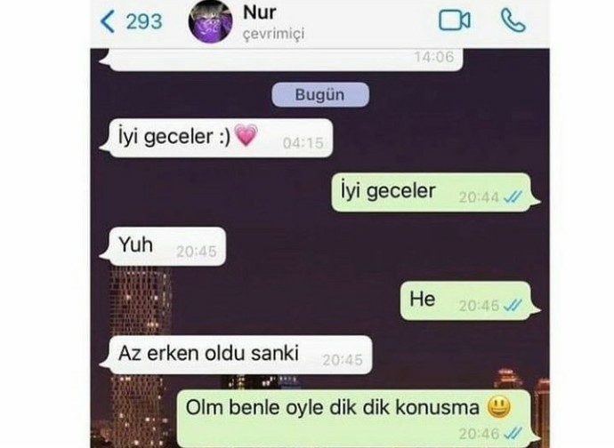 Sürekli geç yazan sevgiliniz olsaydı ayrılır mıydınız?
