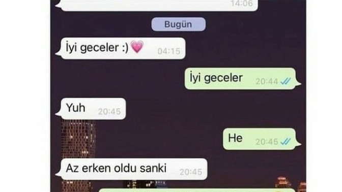 Sürekli geç yazan sevgiliniz olsaydı ayrılır mıydınız?
