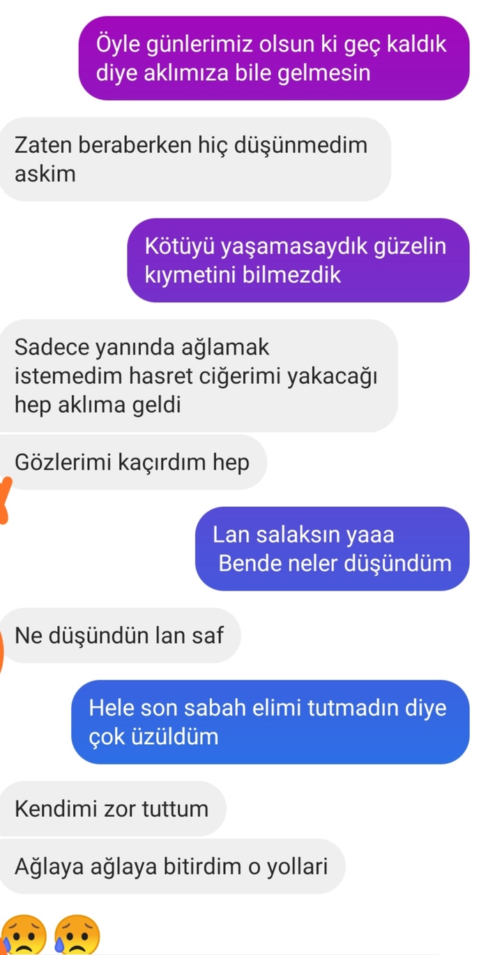 Bir Erkek ilk kez gördüğü sevgilisinden uzağa gitti diye ağlar mı?