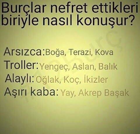 Burçlar nefret ettikleri biriyle nasıl konuşur?