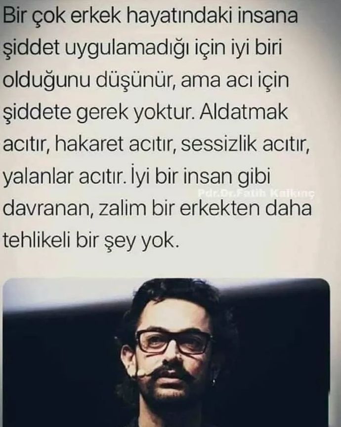 Şiddet uygulamayan insanlar sizce iyi insanlar mı?