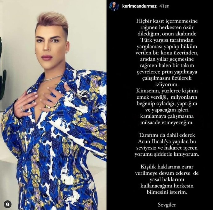Erkan Petekkaya ödül alan Kerimcan Durmazı eleştirdi, Acun Ilıcalıya ahlâk yoksunu dedi. Sizce haklı mı?