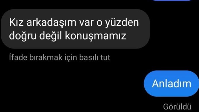 Ben mi çok fazla anlam yükledim?