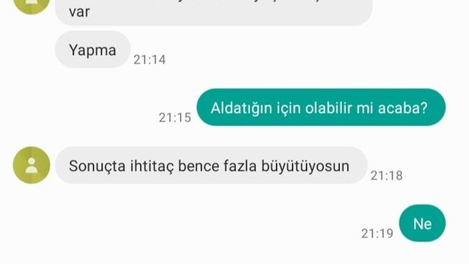 Aldatıp sonuçta ihtiyaç diyen kişinin amacı nedir?