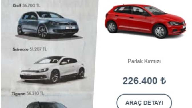 Araba fiyatlarını görünce neler düşünüyorsunuz?