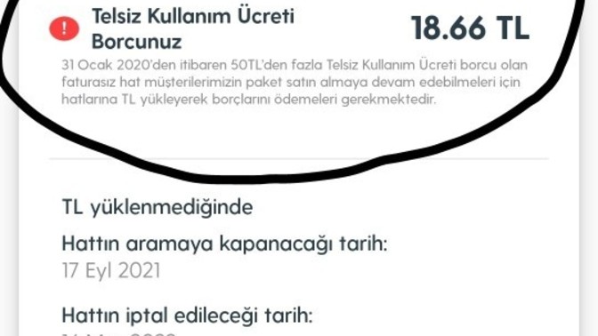 Turkcell liyim dijital operatöre girince bu çıkıyor?