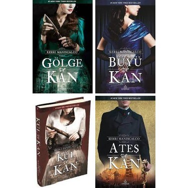 Kerri Maniscalco 4 Kitap Ciltli Set-Gölge ve Kan Serisi