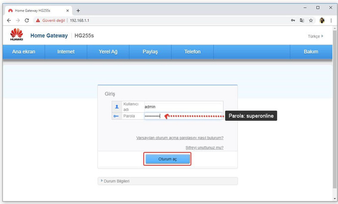 Superonline Modem Şifresi Nasıl Değiştirilir?