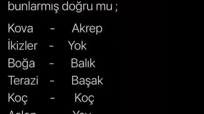 Iyi geceler sevgili burç severler.. Beraber mutlu olacağın burçla tanistin mi , neyi bekliyorsun?