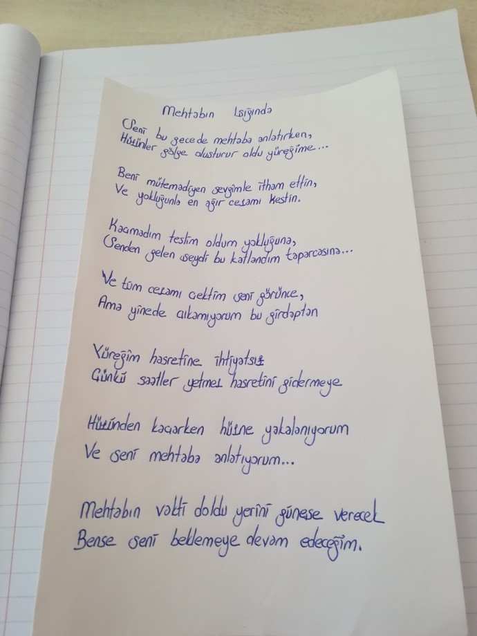 Şiirden anlayan biri yazmış olduğum beyite bakabilirmi?