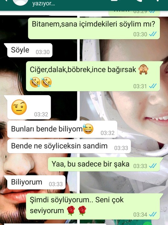 Ne kadar romantiğim ama😅?
