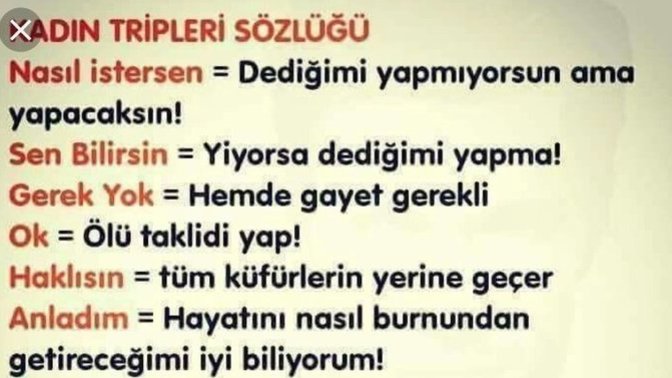 Tipik bir Kadın tribi yazar mısınız?