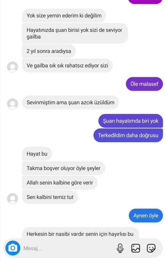 Sevgilim mm terketti?