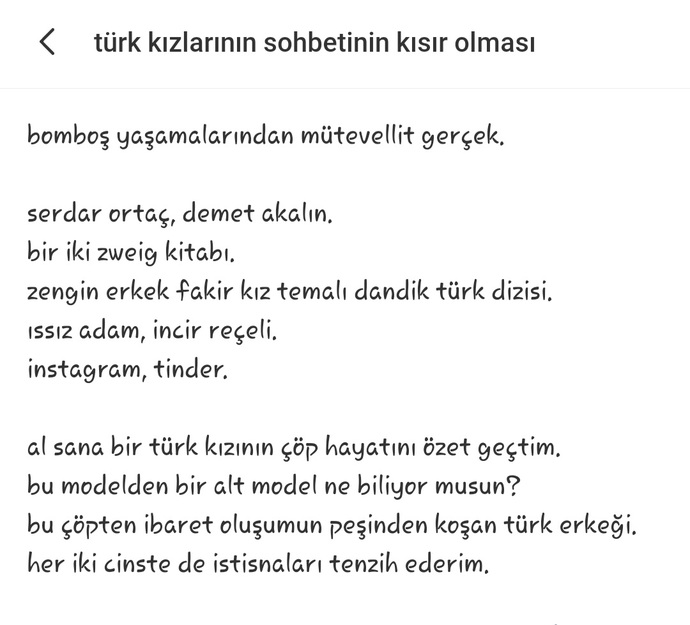 Türk kızları cahil mi?