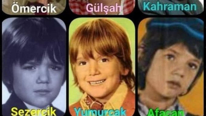 Yeşilçamın çocuk yıldızlarından hangisi sizin favoriniz? En sevimli bulduğunuz çocuk yıldız kim?