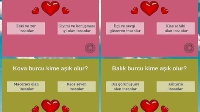 Burcuna göre nasıl birine aşık olursun?