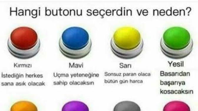 Hangi butonu seçerdin ve Neden?