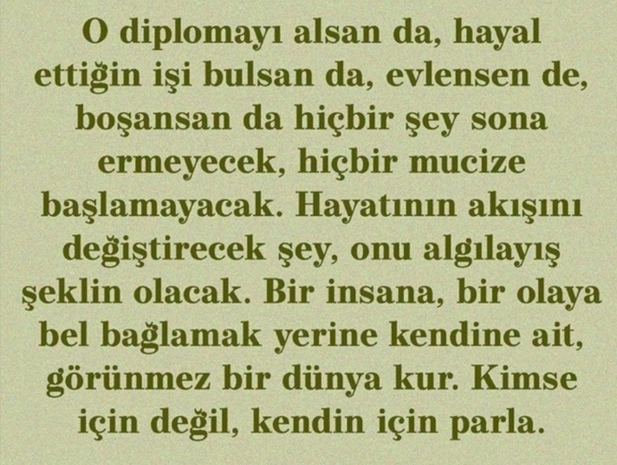 İnsan kendini mi daha çok düşünmeli başkalarını mı?