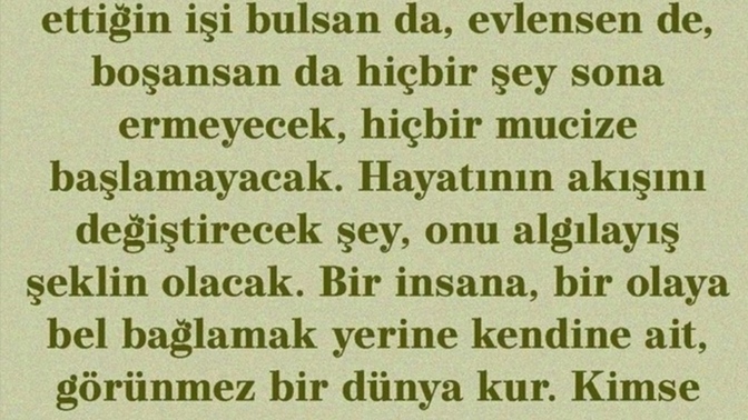 İnsan kendini mi daha çok düşünmeli başkalarını mı?