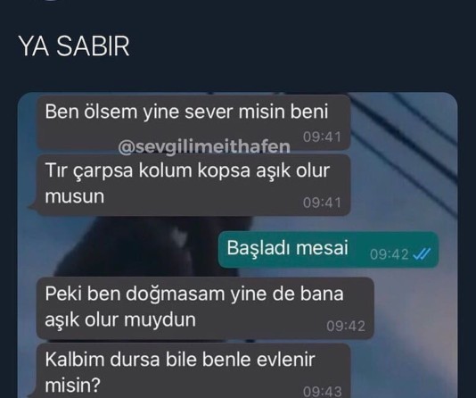 Şöyle mesai yapan kimler var?