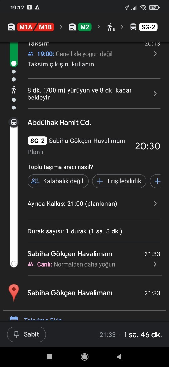 Sabiha gökçene yoculuk?