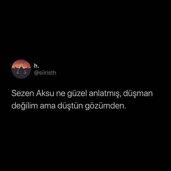 En Sezen Aksu sözünüz ne?