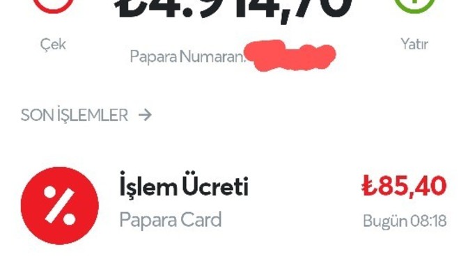 Arkadaşlar bu işlem ücreti normal mi, fazla mı?