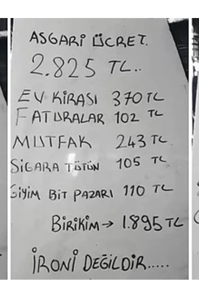 Bir vatandaşın asgari ücret ile geçinilebilir hesabı hakkında düşünceniz nedir?