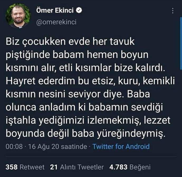 Sizce baba yüreği ne demek?