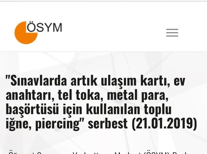 Yks’de piercing yasağı kesin olarak kalktı mı ve piercing aramada ötmez dimi?