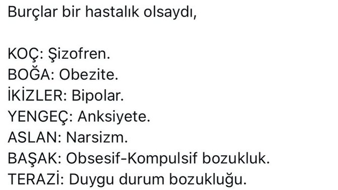 Burçlara göre siz hangi hastalık olurdunuz?