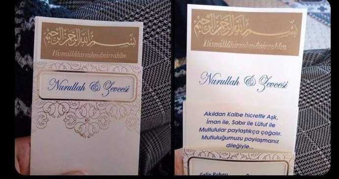 Düğün davetiyesine adınızı yazmayan eşinize tepkiniz ne olurdu?