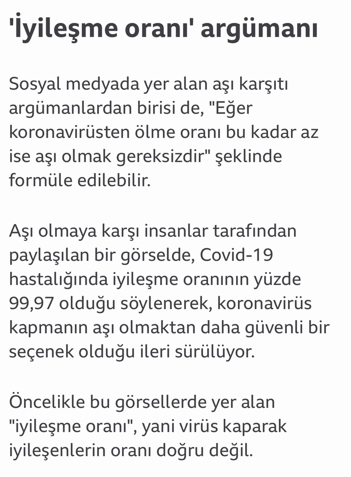 Covid19 bulaşmasın diye vurulduğumuz aşılara dedikodu bulaştığının farkında mısınız? :)