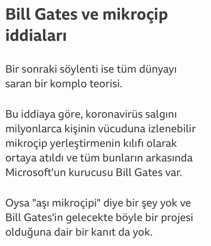 Covid19 bulaşmasın diye vurulduğumuz aşılara dedikodu bulaştığının farkında mısınız? :)