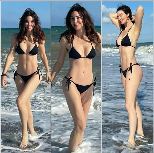 Defne Samyeli gerçeği var sanırım. Kadın gittikçe güzelleşiyor gibi. Cesareti, mayolu pozları için ne dersiniz?