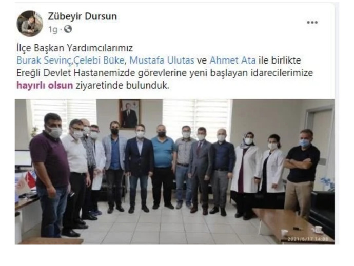 AKPli eski belediye başkanı yardımcısı devlet hastanesine müdür olarak atandı. Devlette Liyakat mı yoksa Riyakat mı mevcut?