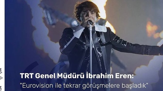 TRT Genel Müdürü İbrahim Eren Eurovision ile tekrar görüşmelere başlandığını duyurdu. Ne düşünüyorsunuz?