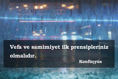 En önemli prensibiniz/prensipleriniz nedir /nelerdir?
