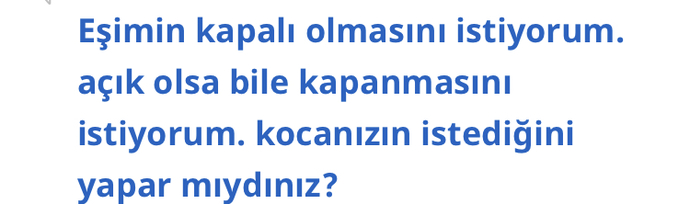 Bunu isteyen umarım en adisini alır