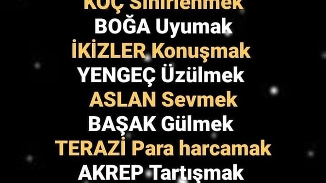 Burcunuza göre en iyi yaptığınız şeylerden biri ne?