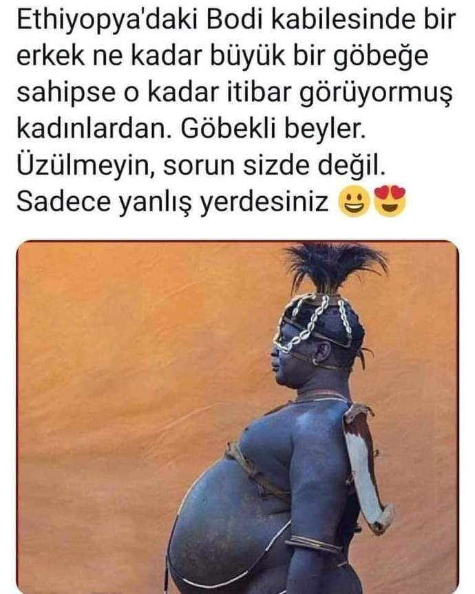 Sizce göbekli olmanın para ettiği yer var mı?